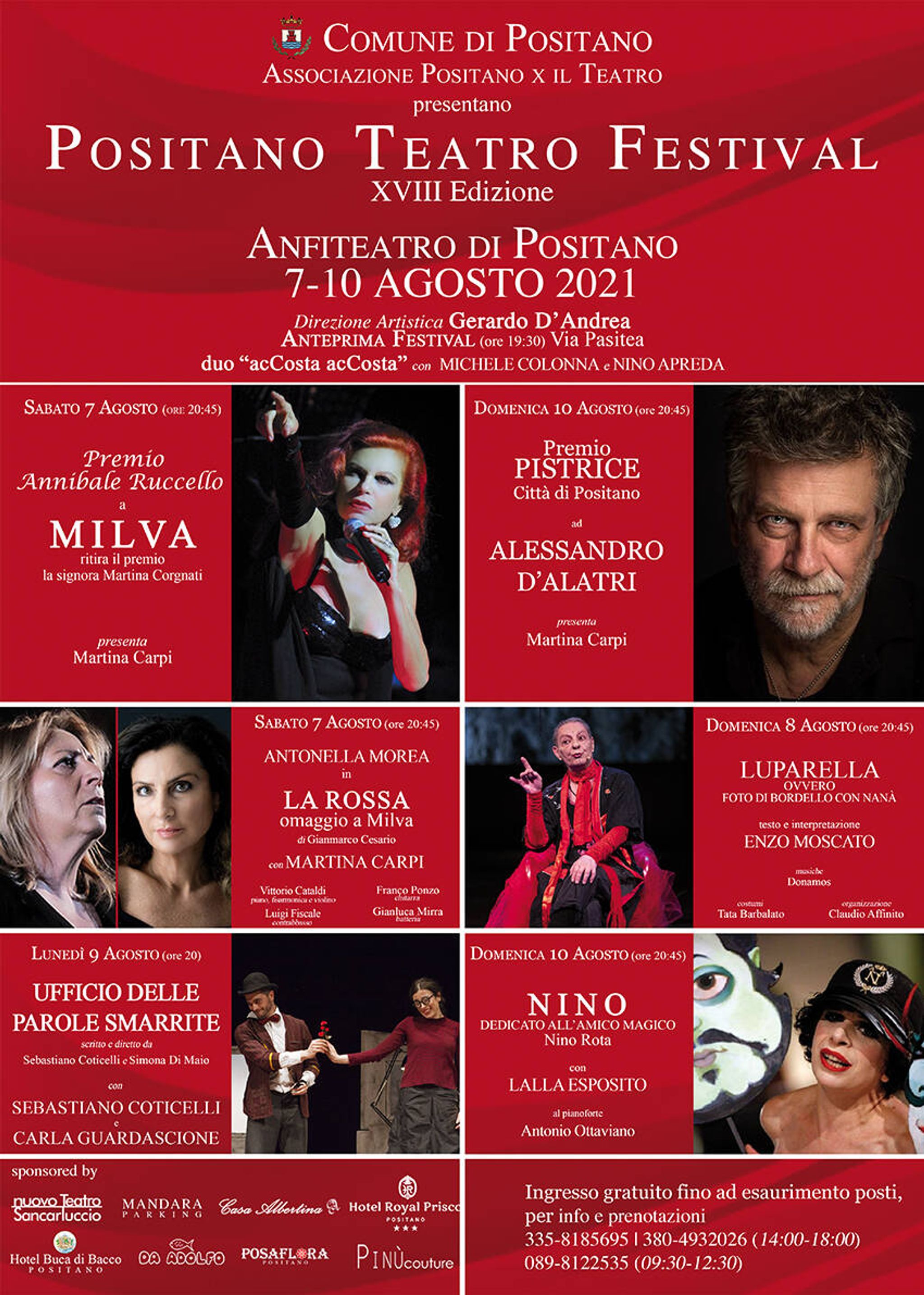 Positano Theatre Festival 2021
