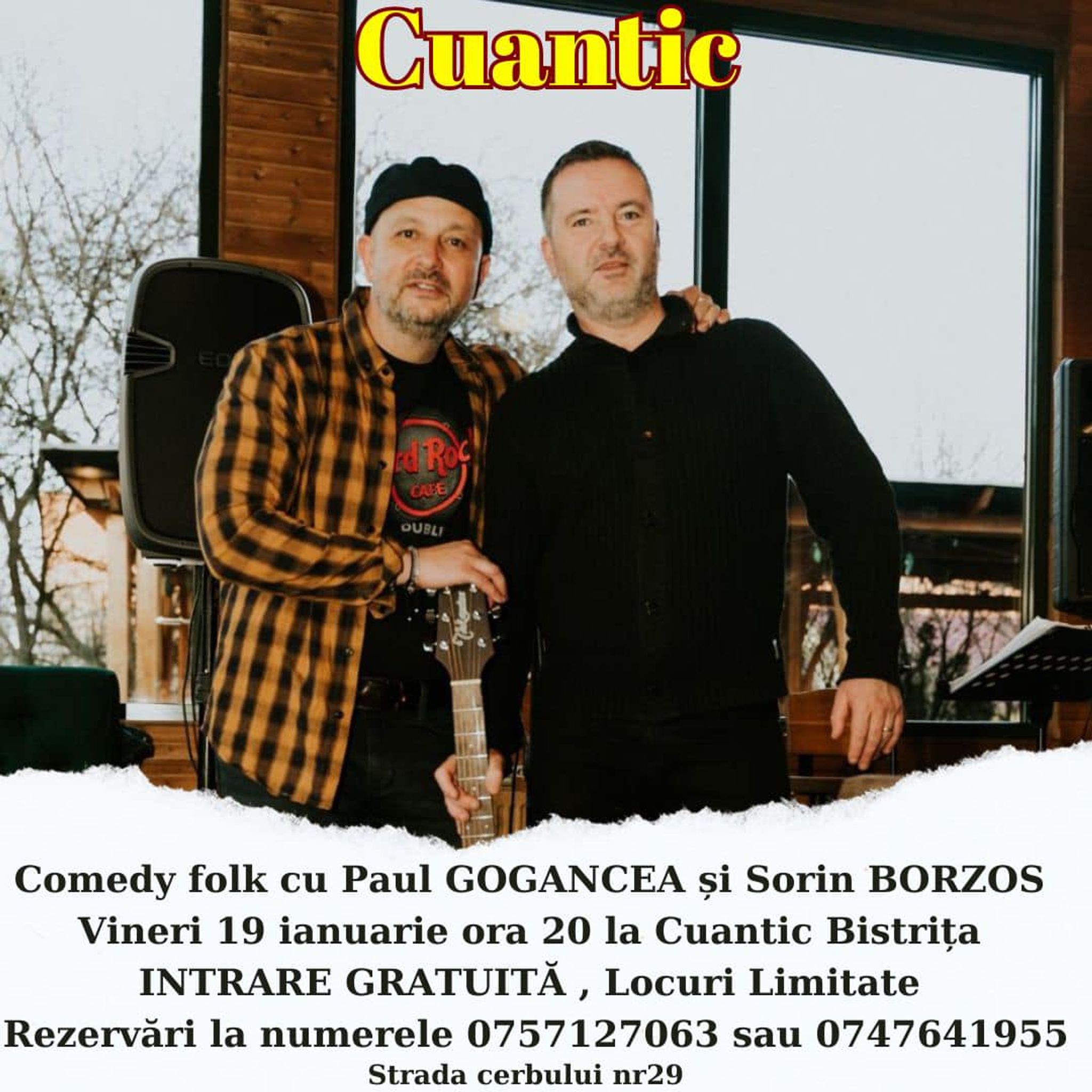 Comedy folk cu Paul Gogancea și Sorin Borzos