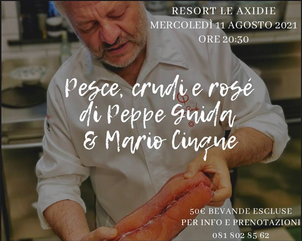 Pesce, crudi e rosé di Peppe Guida & Mario Cinque