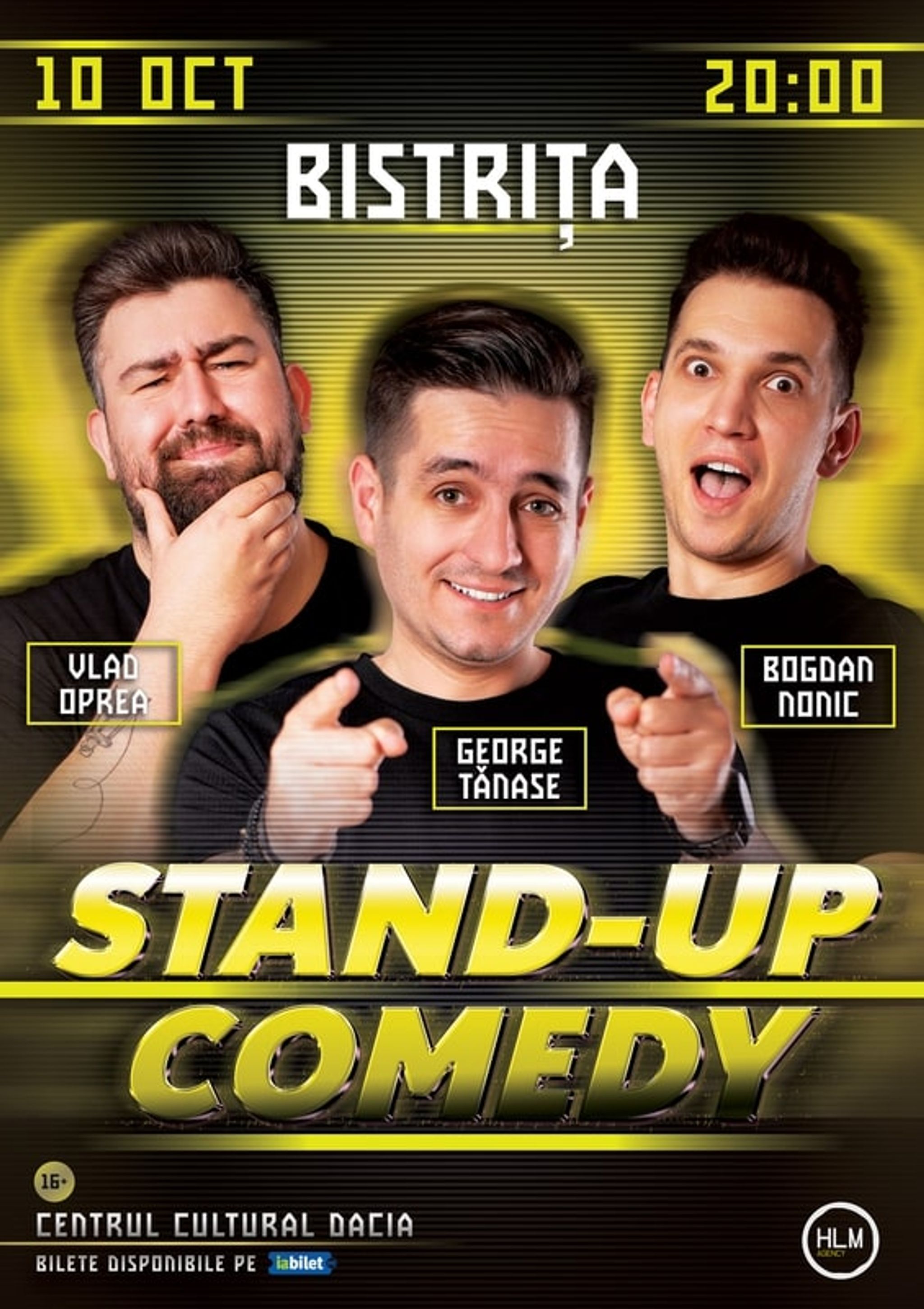 Stand-Up Comedy cu George Tănase, Bogdan Nonic și Vlad Oprea