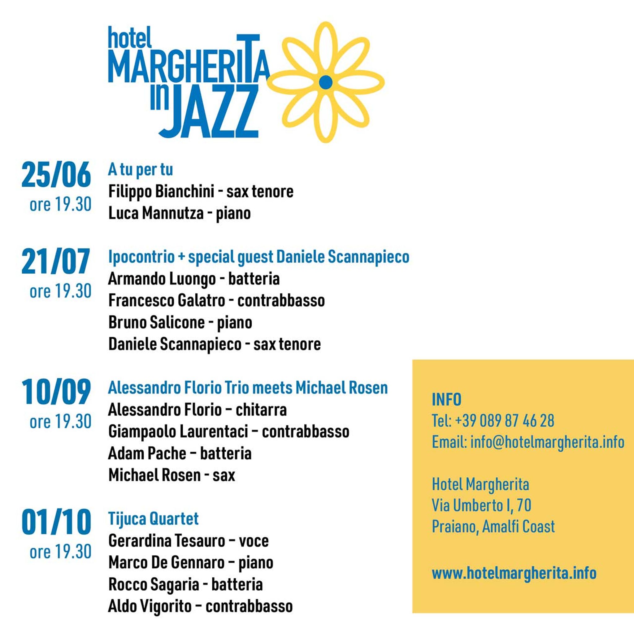 Hotel Margherita in Jazz: Tijuca Quartet