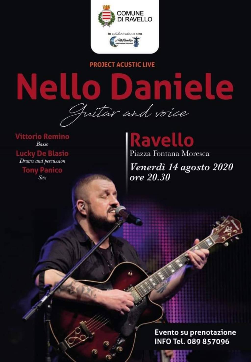 "Notte di stelle" a Ravello con la musica di Nello Daniele