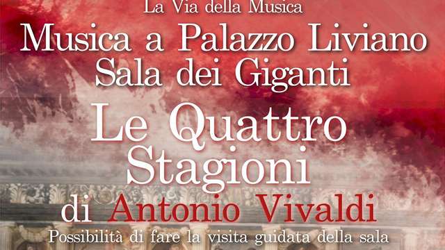 Sala dei Giganti - Le Quattro Stagioni di Antonio Vivaldi