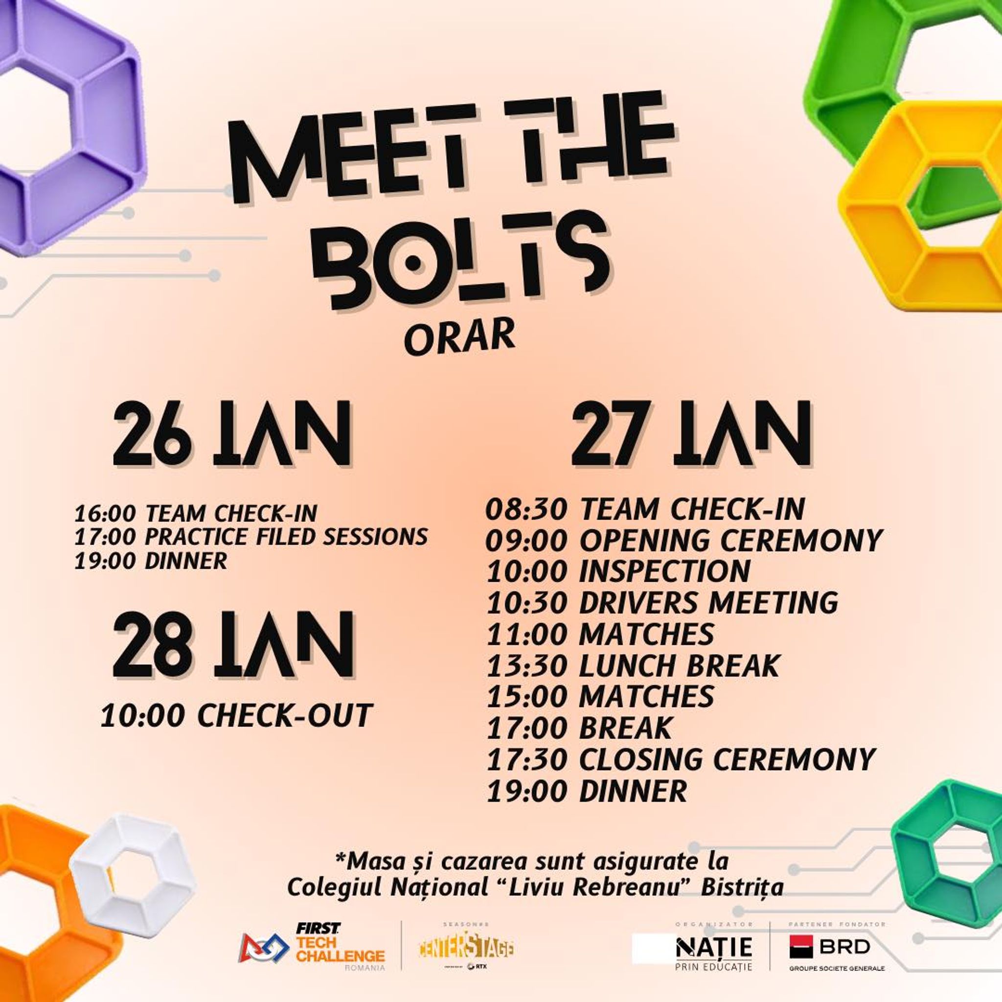 Concurs de robotică MEET the BOLTS