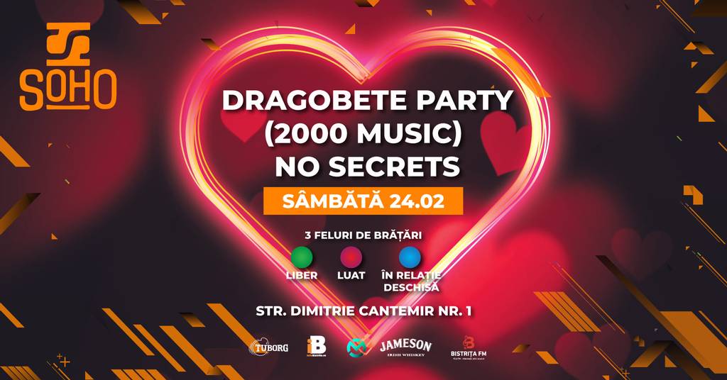 Dragobete Party | No secrets @ 2000's music