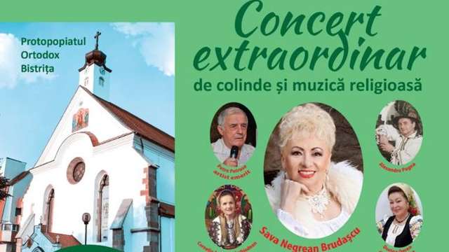 Concert extraordinar de colinde și muzică religioasă