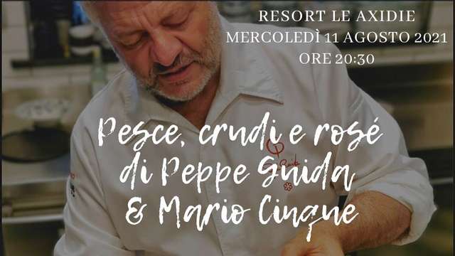Pesce, crudi e rosé di Peppe Guida & Mario Cinque