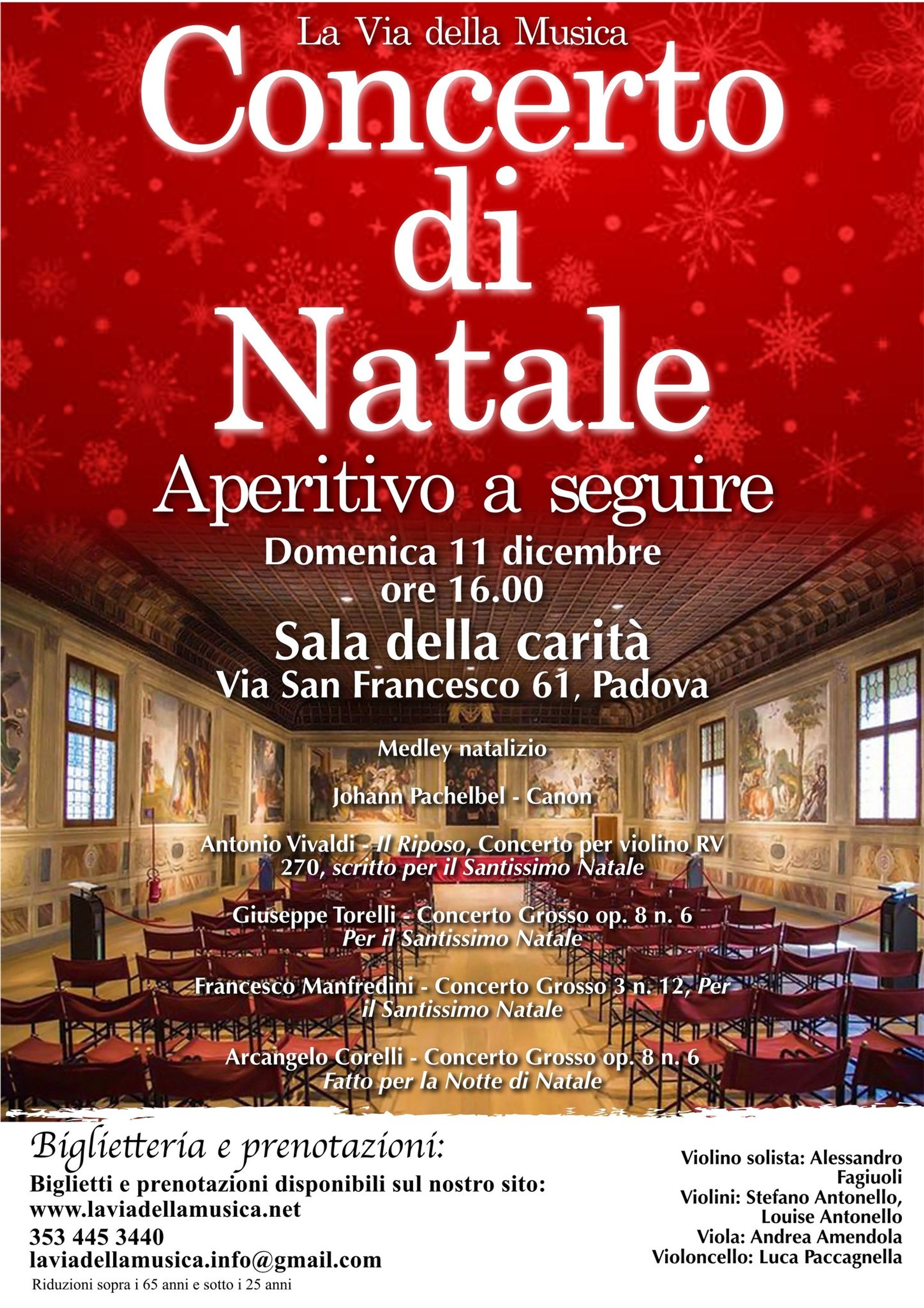 Concerto di Natale e Aperitivo Natalizio