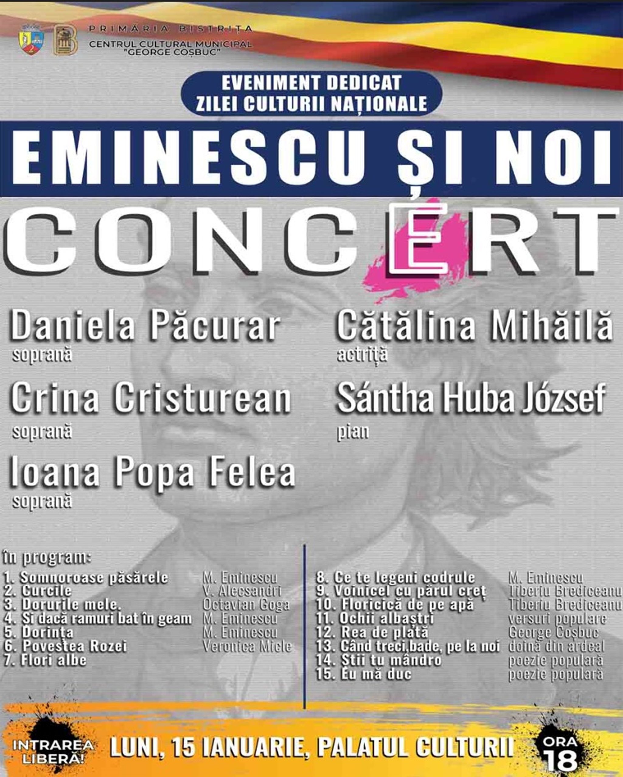 "Eminescu și noi": Concert