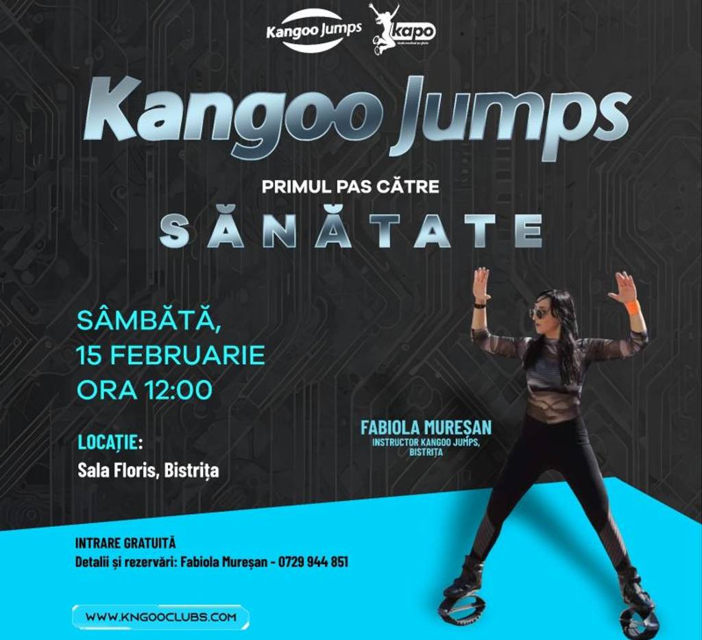 KANGOO Jumps: Demonstrație gratuită