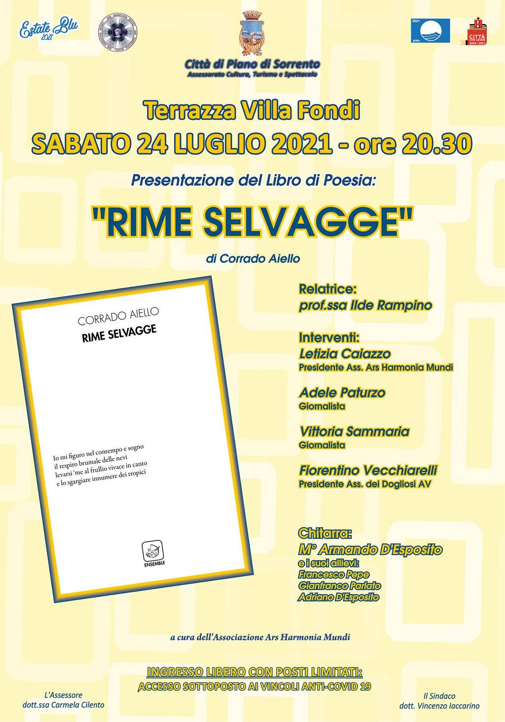 Book presentation: "Rime Selvagge"