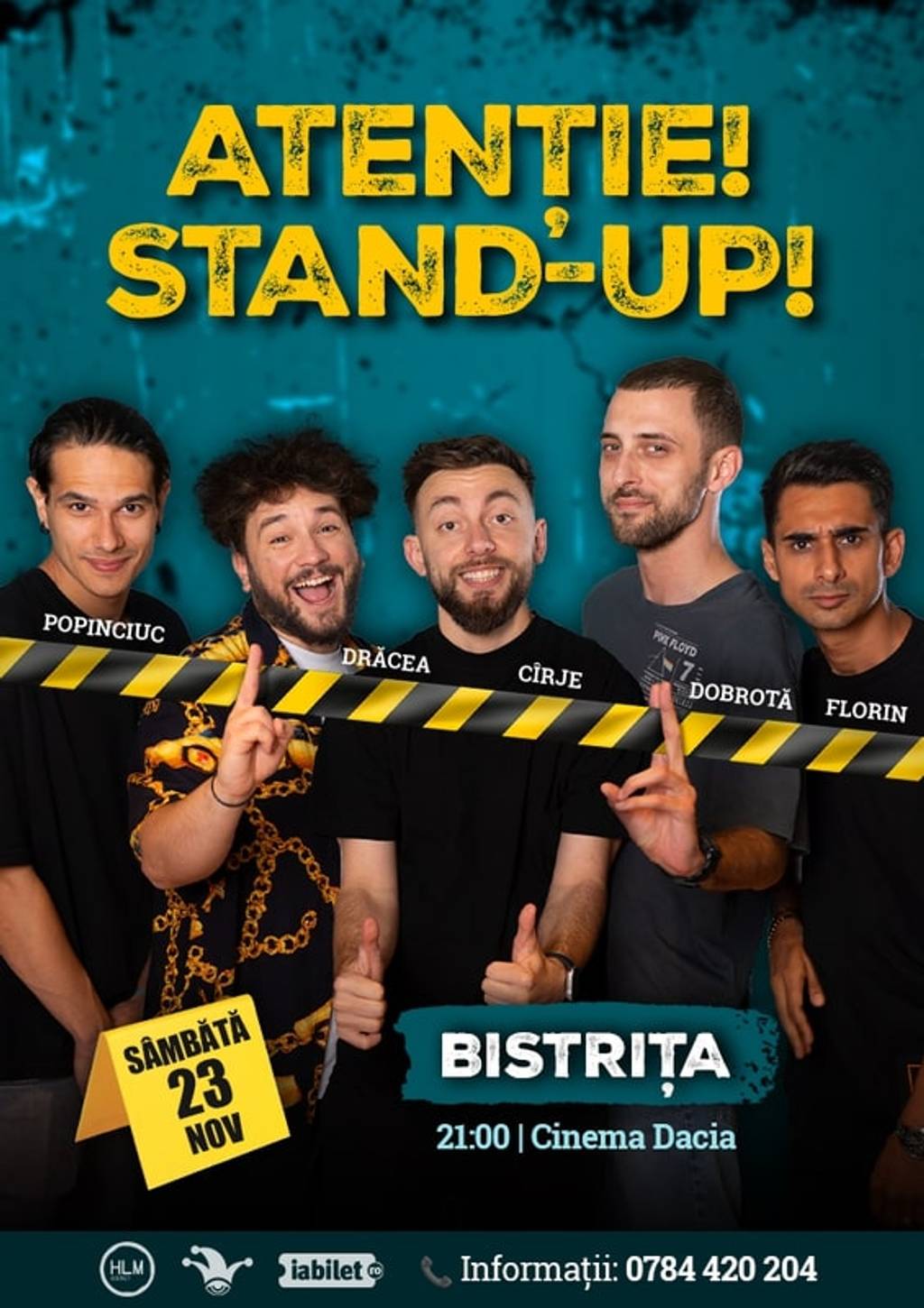 Stand-up comedy cu Drăcea, Cîrje, Dobrotă, Popinciuc si Florin