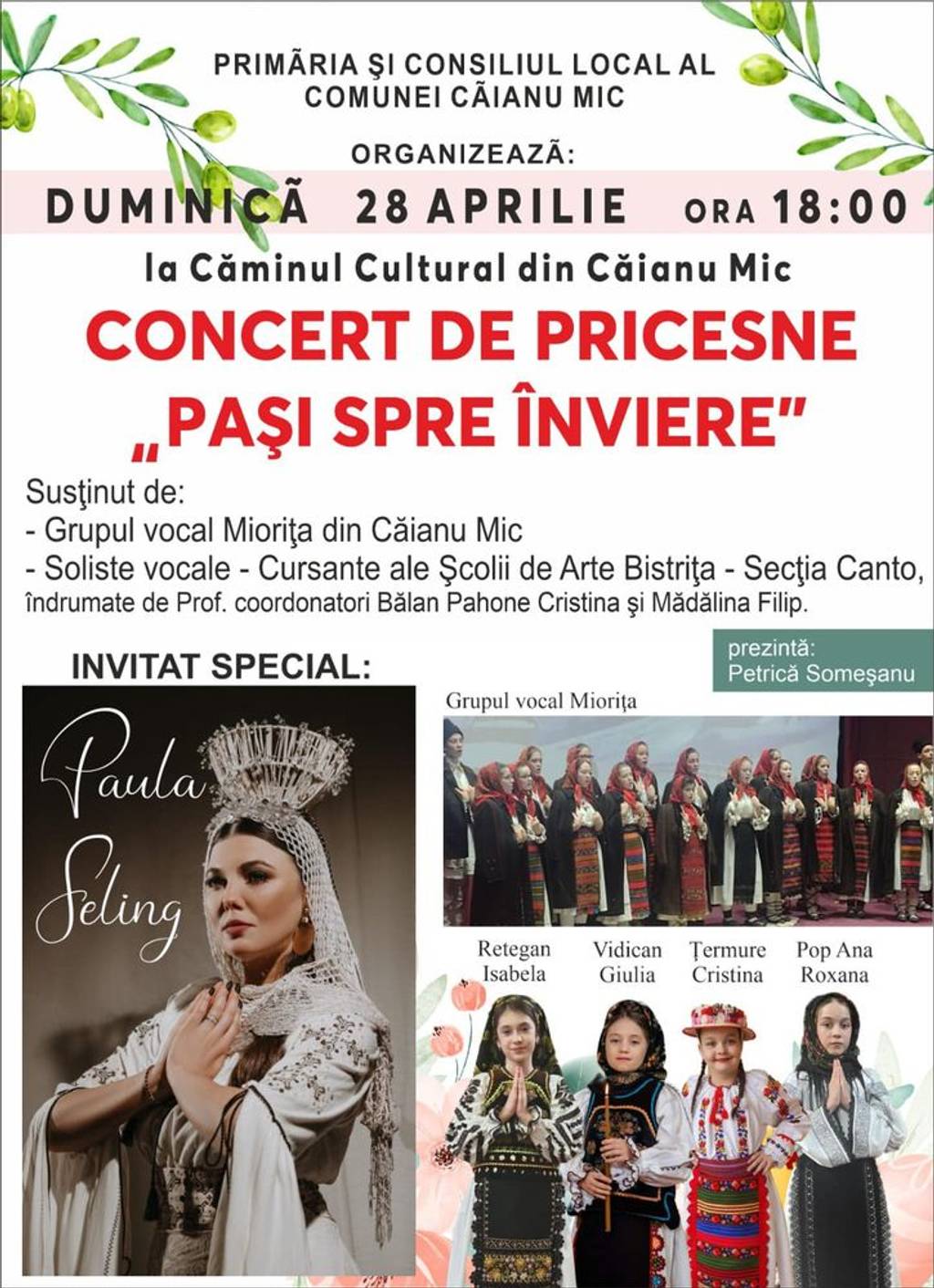 Concert de Pricesne cu Paula Seling