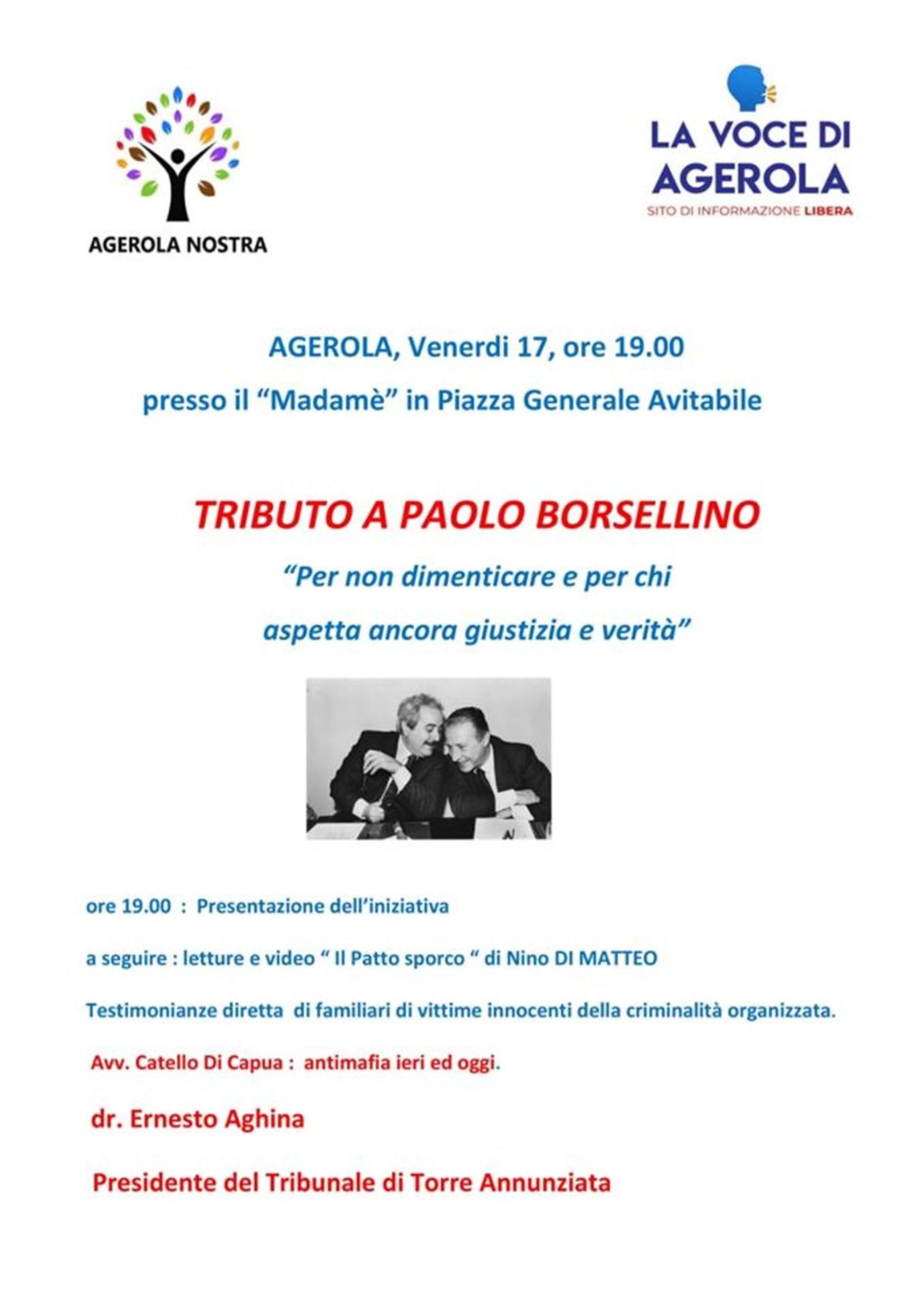 Tributo a Paolo Borselino