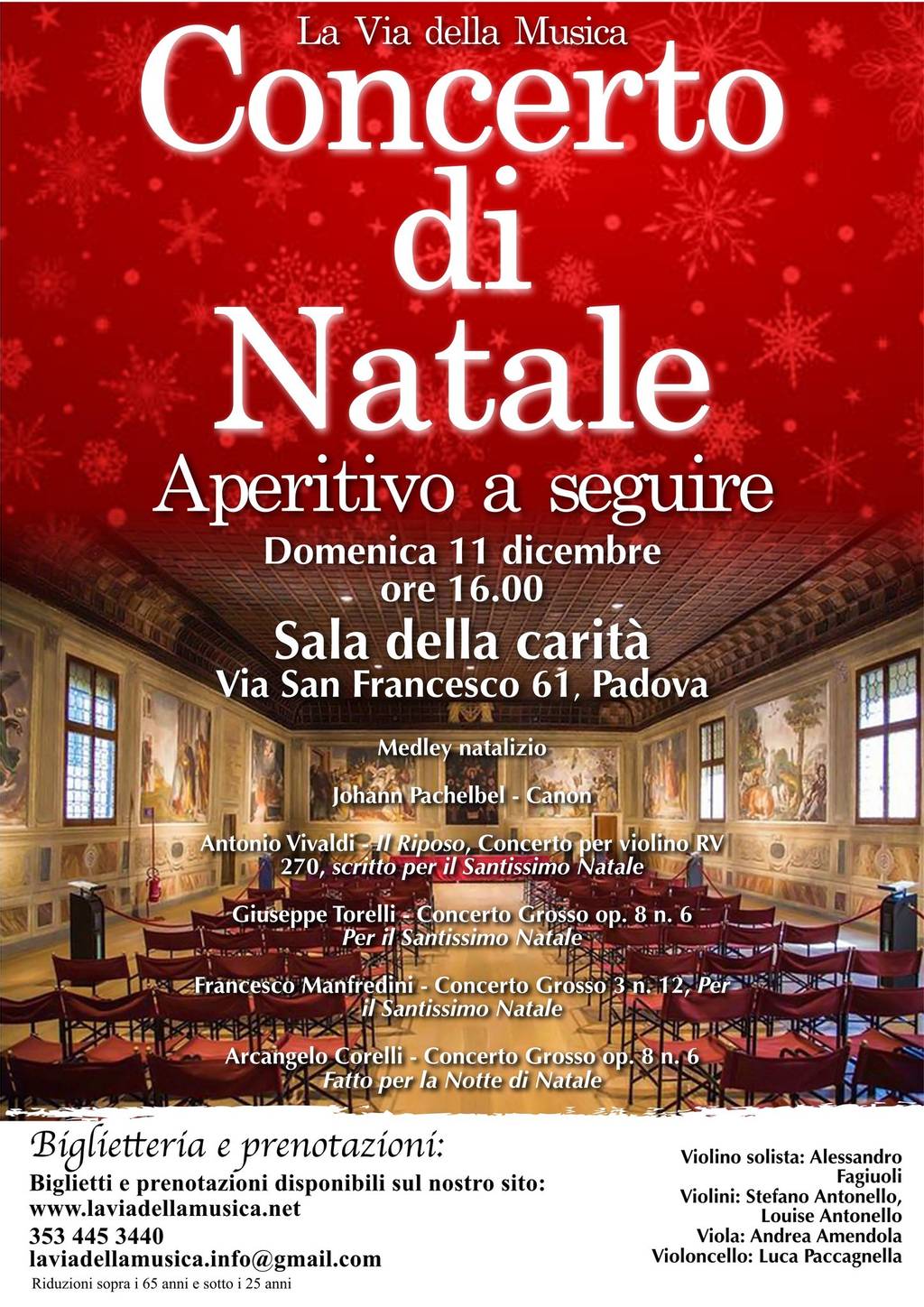 Concerto di Natale e Aperitivo Natalizio