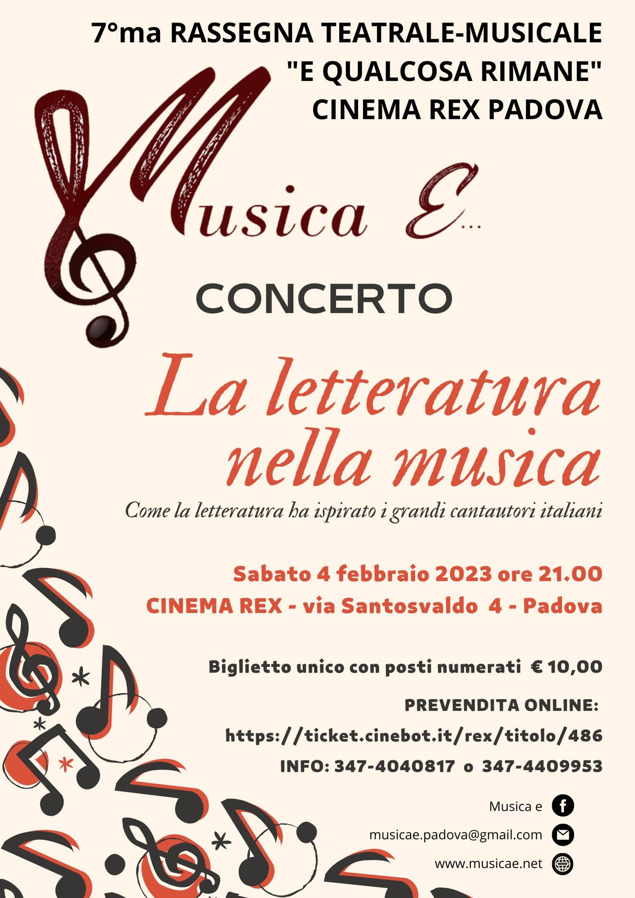 Concerto "La letteratura nella musica"