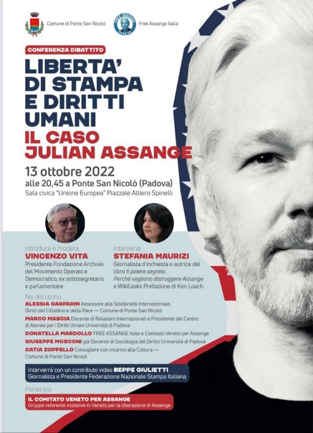 Liberta' di stampa e diritti umani: il caso Julian Assange