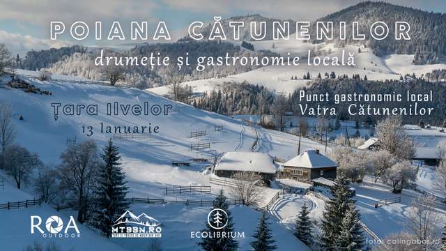 Poiana Cătunenilor -  tură de drumeție și gastronomie