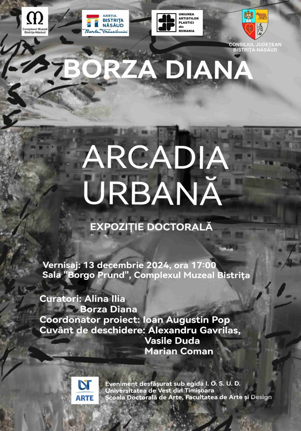 Expoziție doctorală Diana Borza: "Arcadia Urbană"