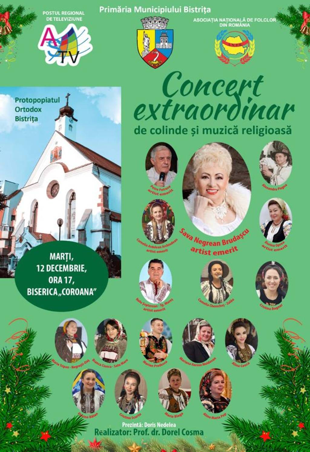 Concert extraordinar de colinde și muzică religioasă