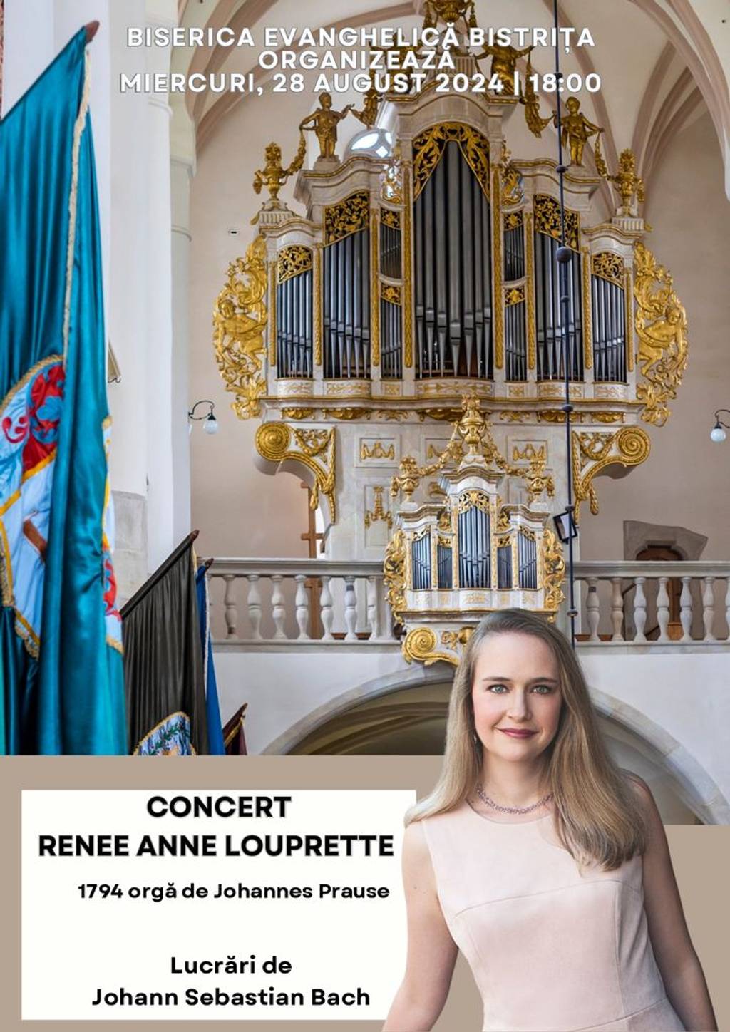 Concert de orgă la Biserica Evanghelică