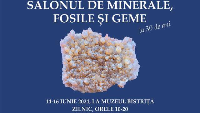 Expoziție cu vânzare: "Salon de minerale, fosile și geme"
