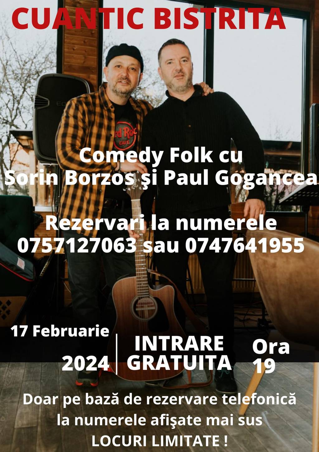 Comedy folk cu Sorin Borzos și Paul Gogancea