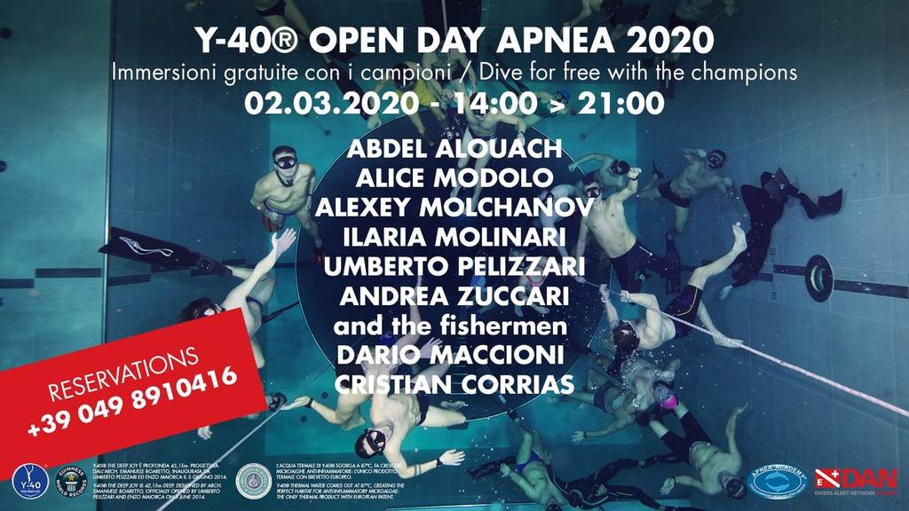 Y-40® Open Day Freediving 2020