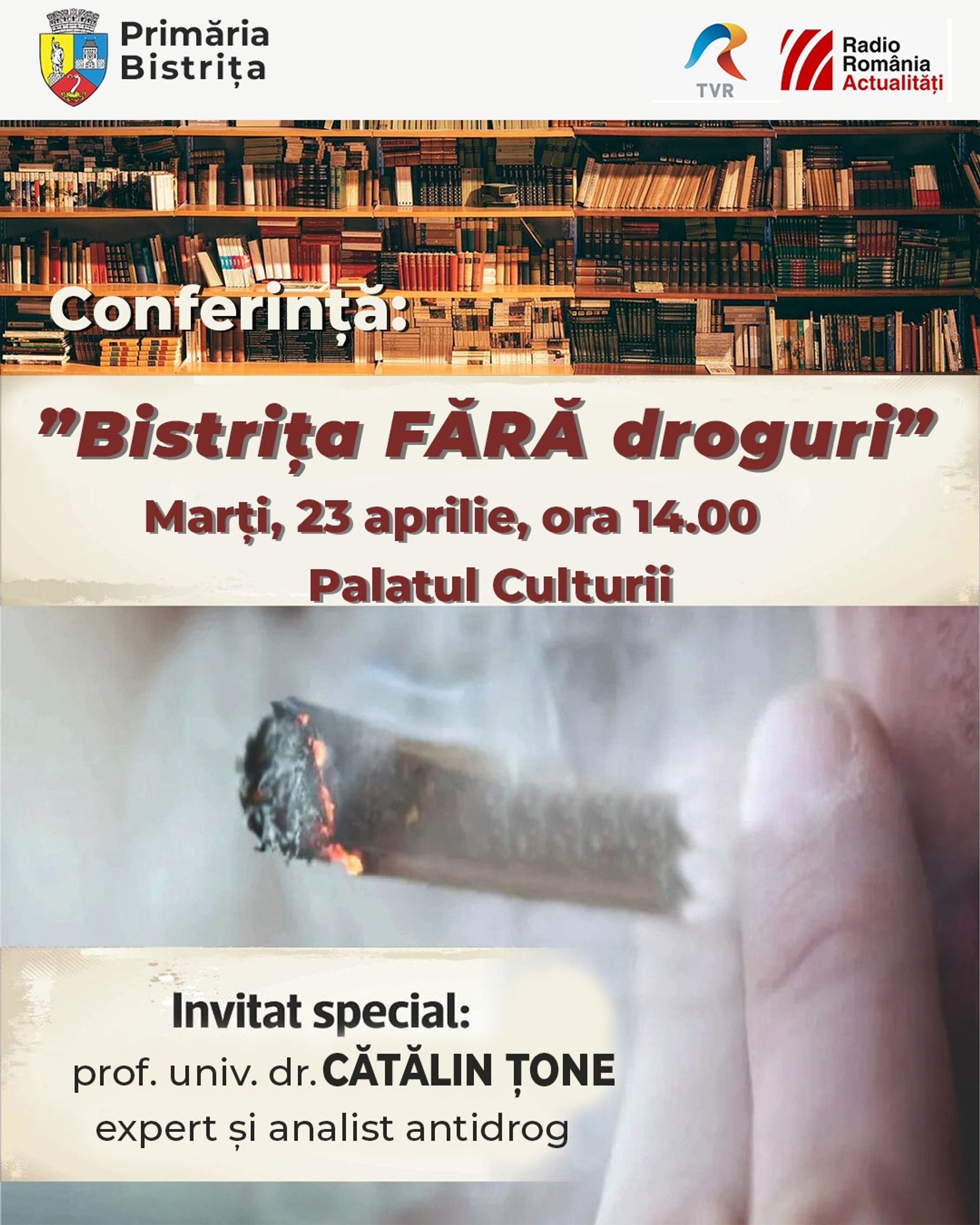 Conferința "Bistrița fără droguri"