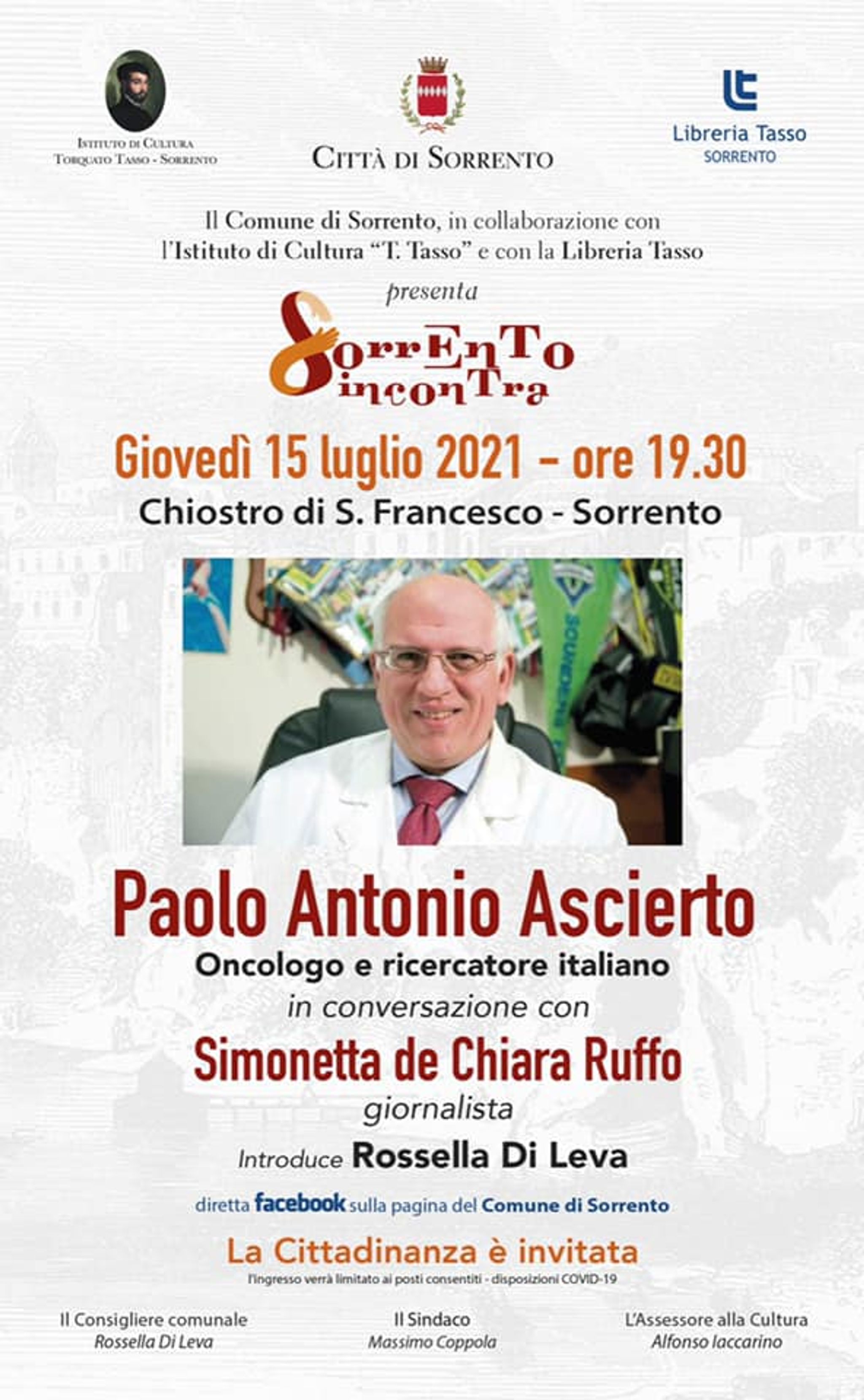 Sorrento Incontra: Paolo Antonio Ascierto