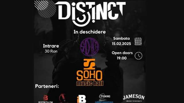 Distinct live | opening act: Sadetica