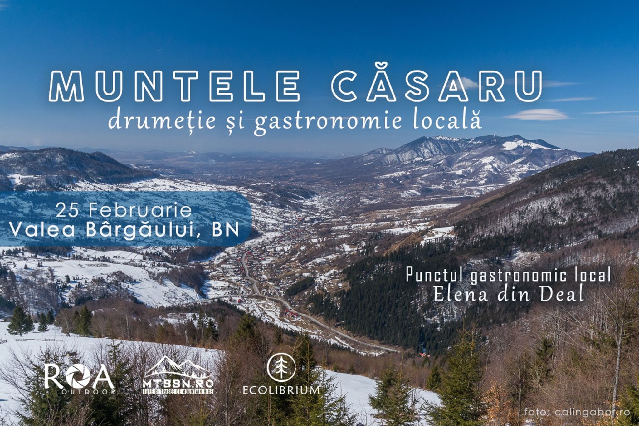 Muntele Căsaru -  tură de drumeție și gastronomie locală