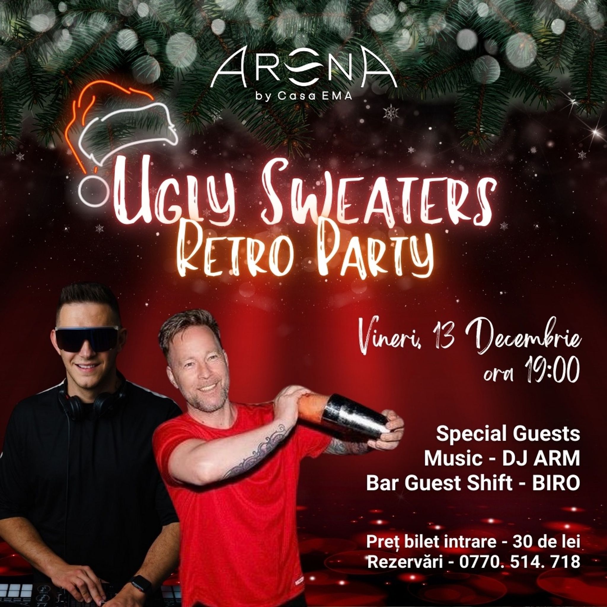 Ugly Sweaters Retro Party