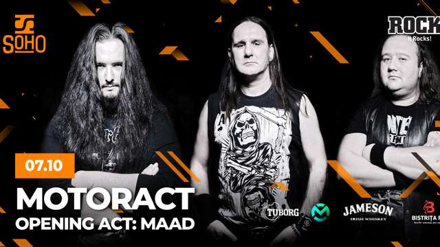 Motoract ( Motorhead tribute band) live | opening act: Maad