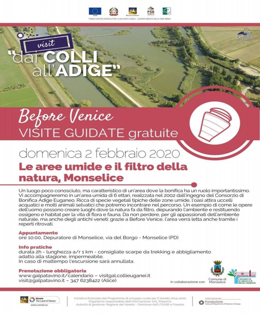 Before Venice: le aree umide e il filtro della natura a Monselice