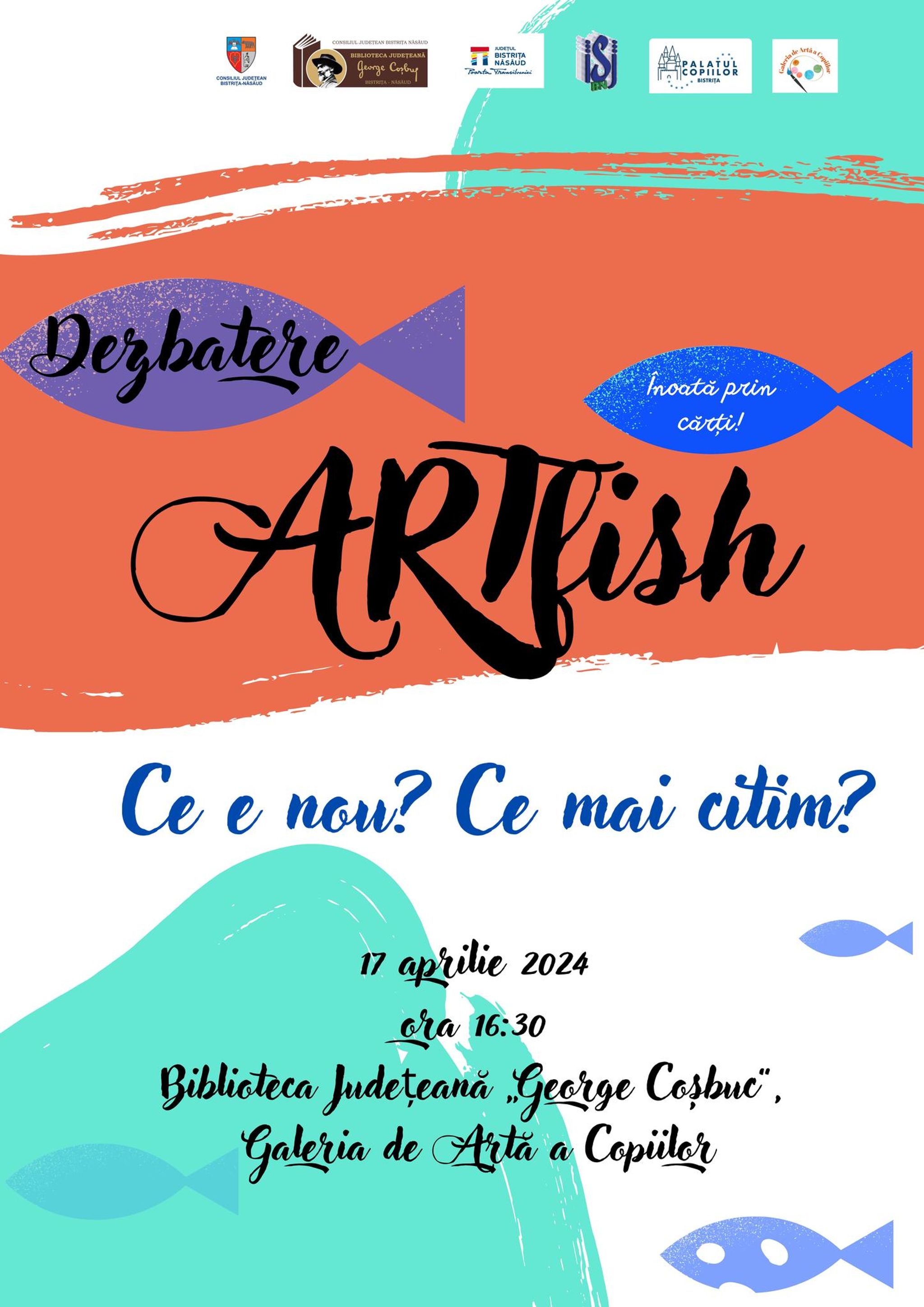 ArtFish – Înoată prin cărți / Ce e nou ?  Ce mai citim ?