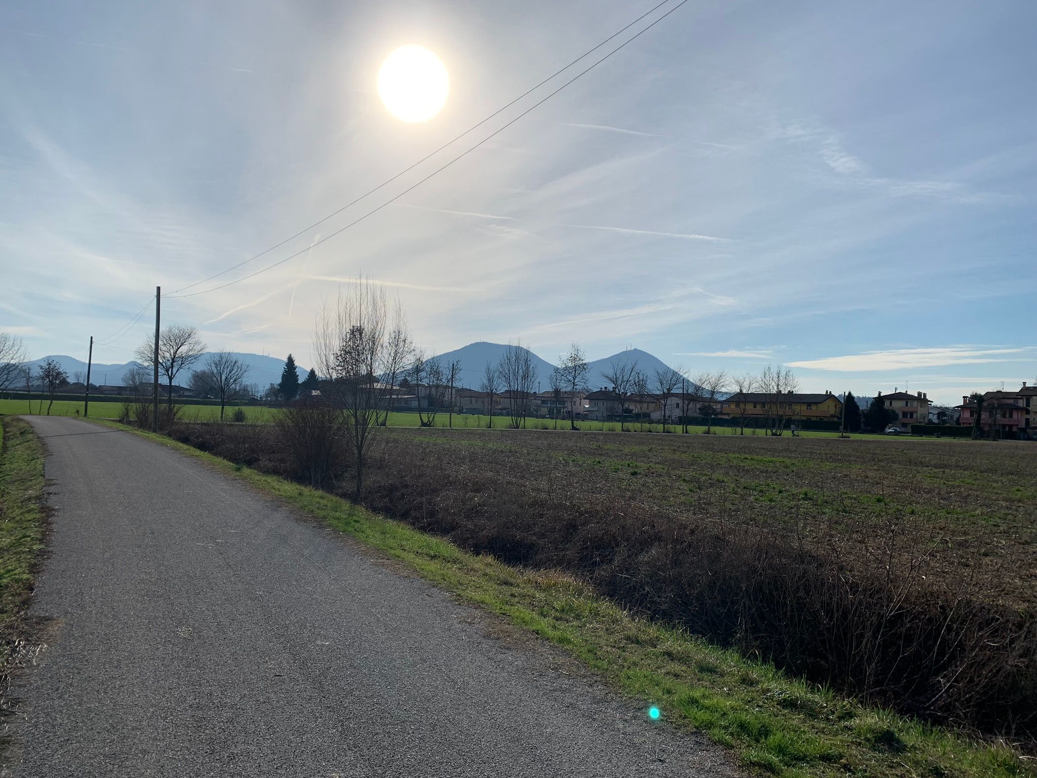 Euganean Hills + Bacchiglione river cycle path