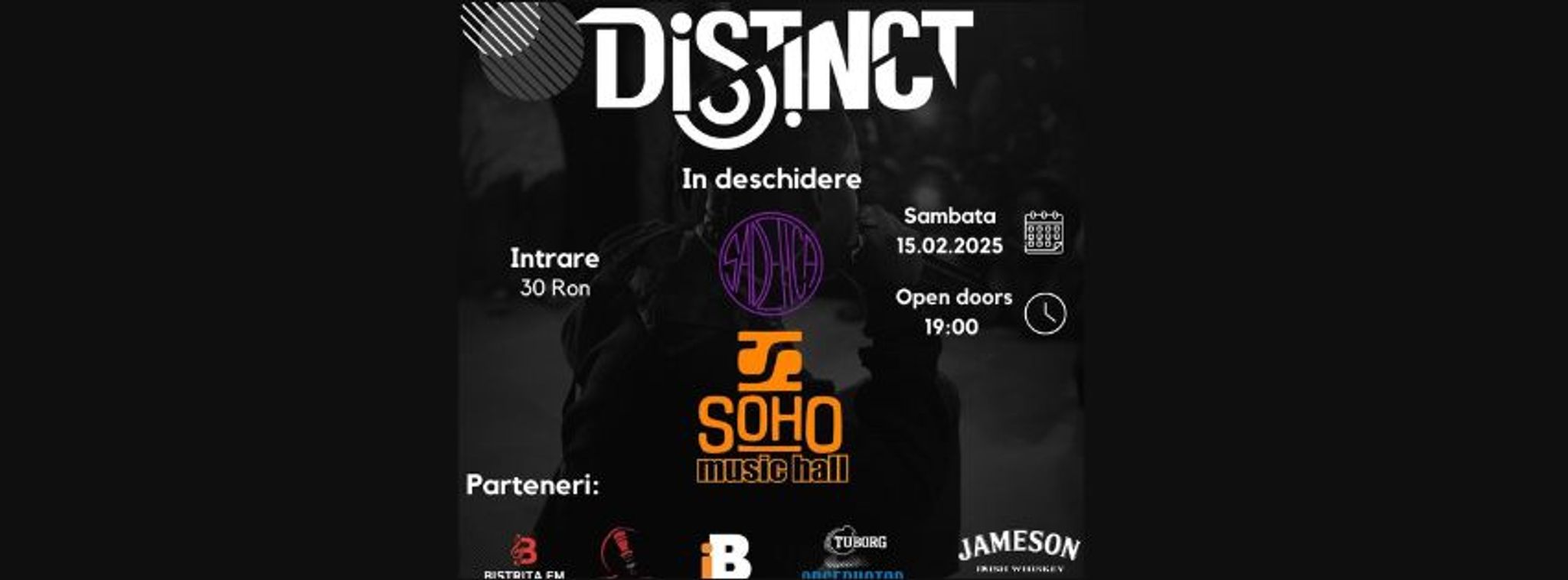 Distinct live | opening act: Sadetica