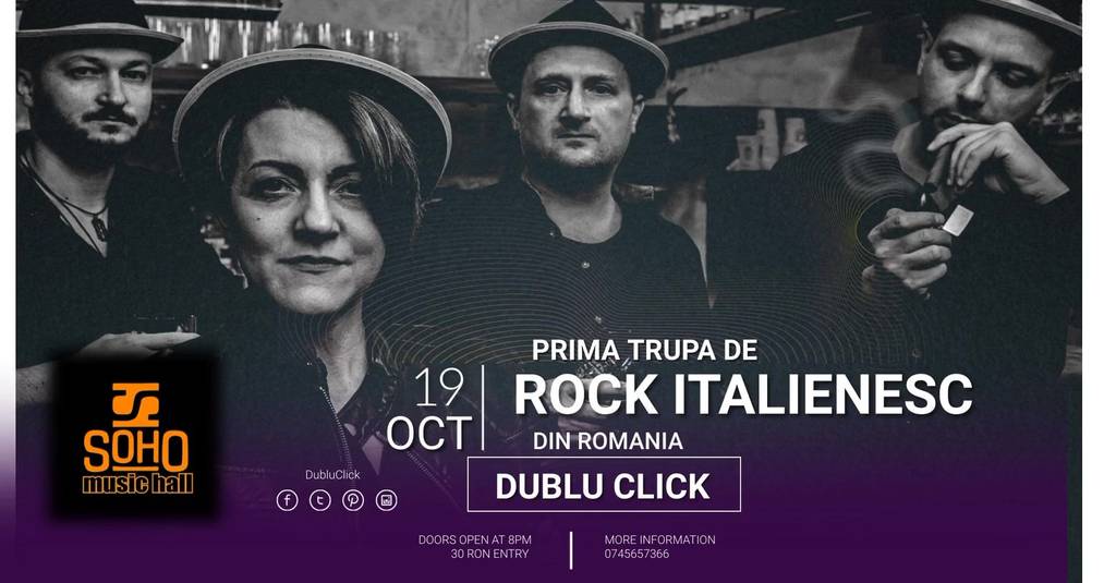 Lasciatemi Cantare!!! Seara de Rock Italienesc la Bistrita!  