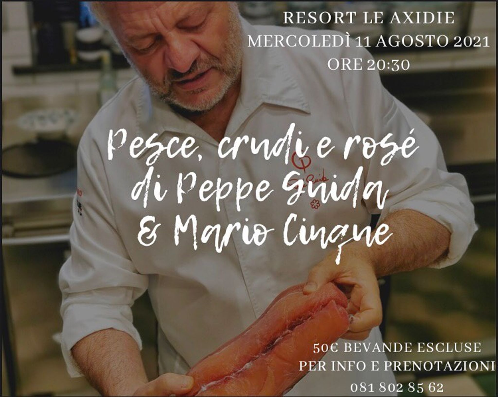 Pesce, crudi e rosé di Peppe Guida & Mario Cinque