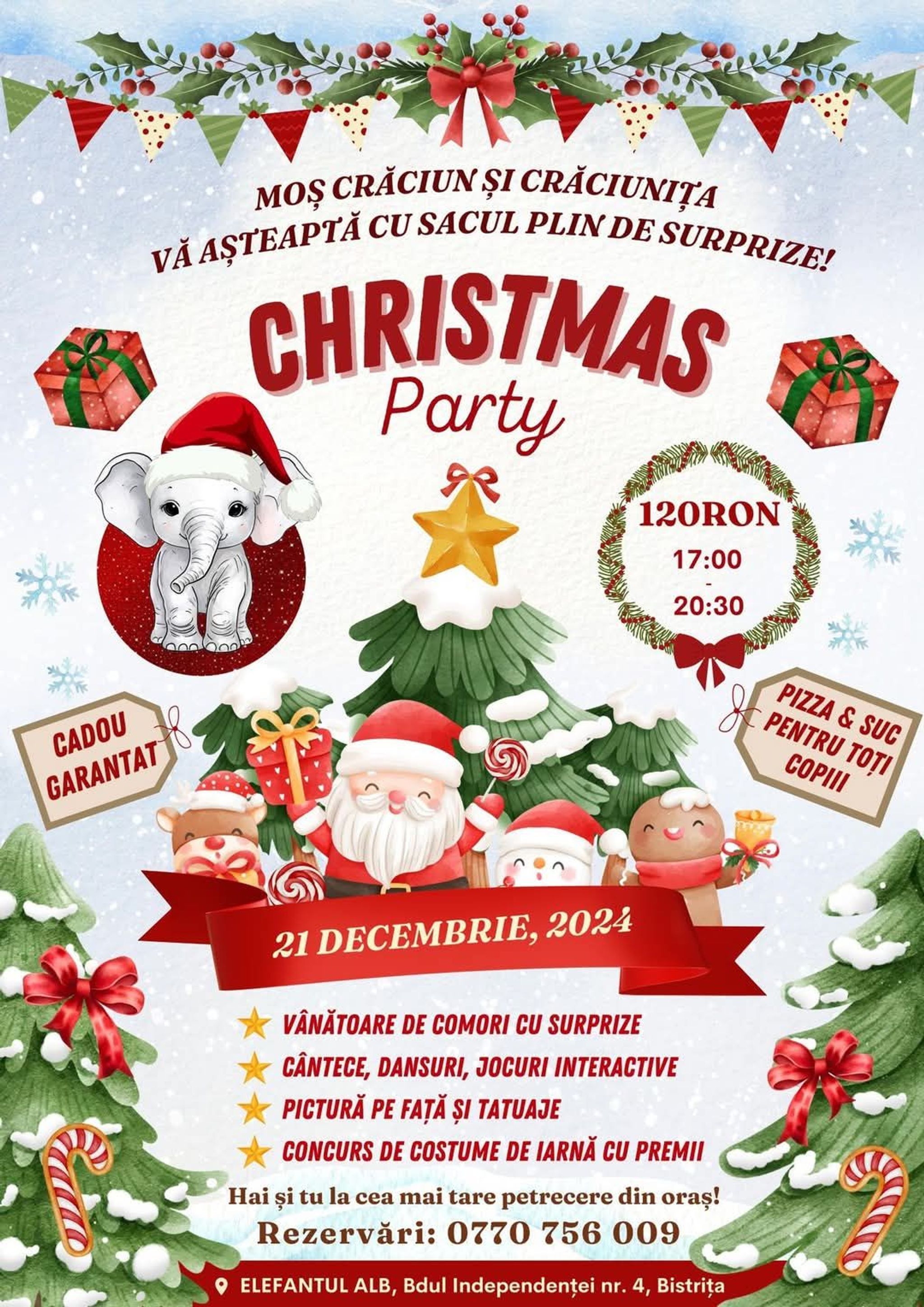 Christmas Party la Elefantul Alb