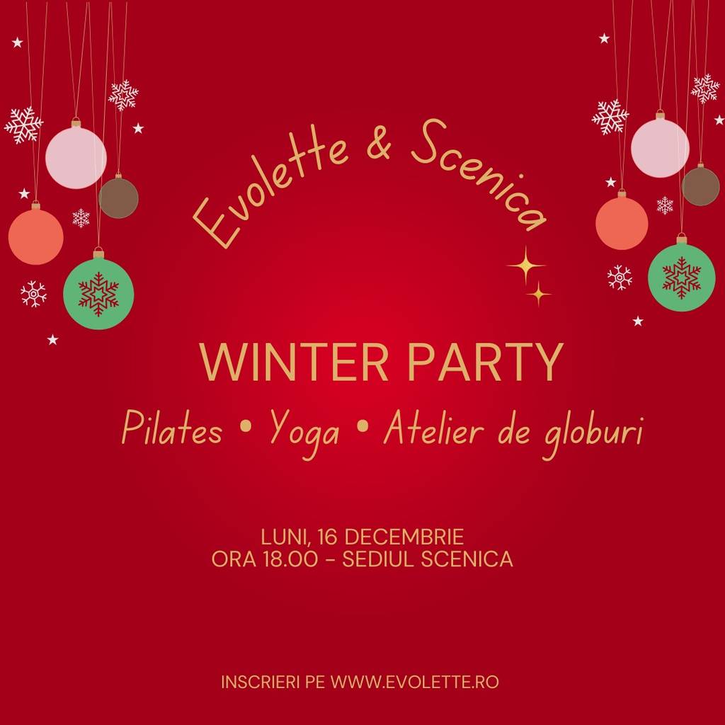 Winter party - Pilates • Yoga • Atelier de globuri