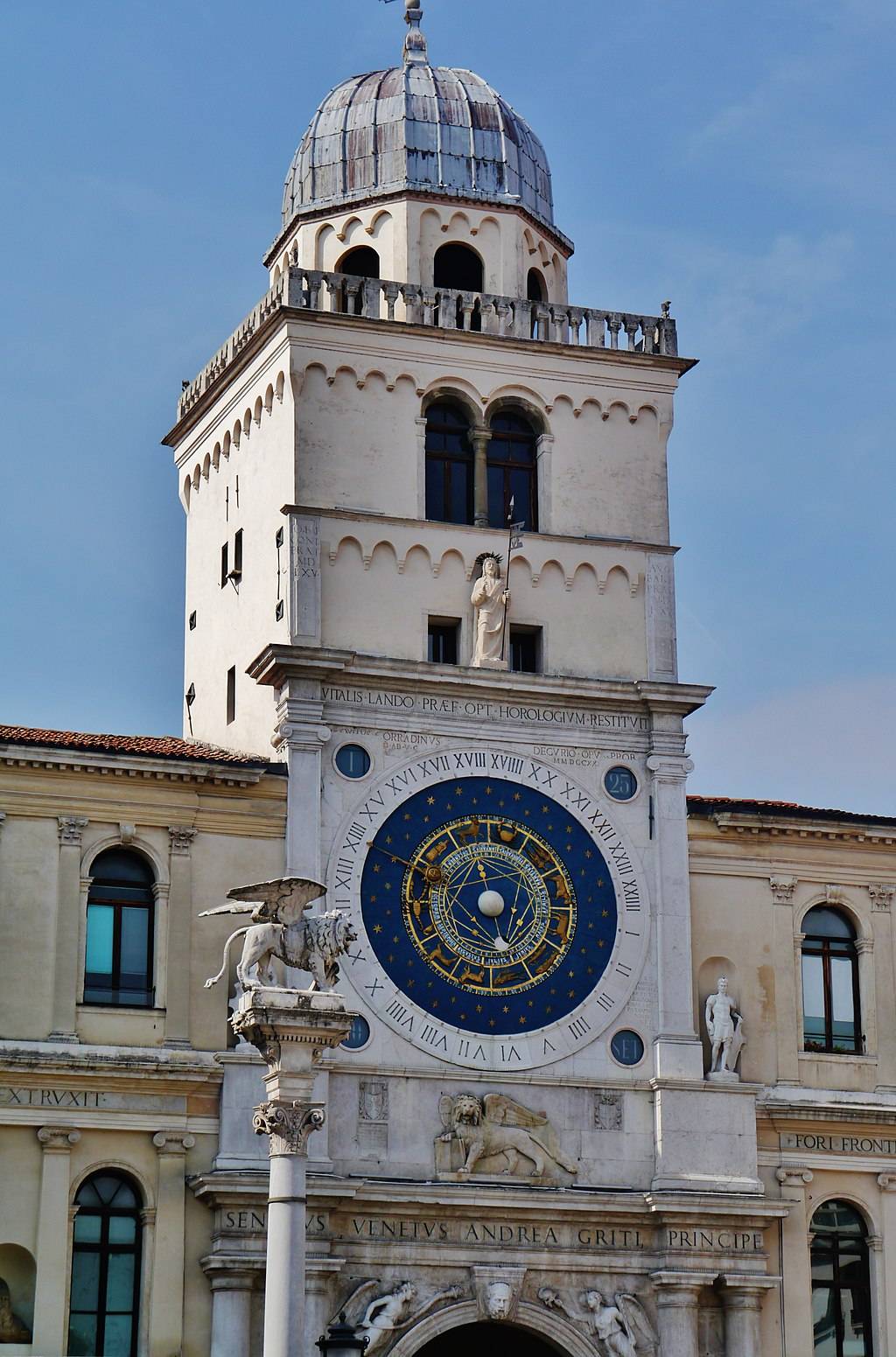 Clock Tower in Piazza dei Signori