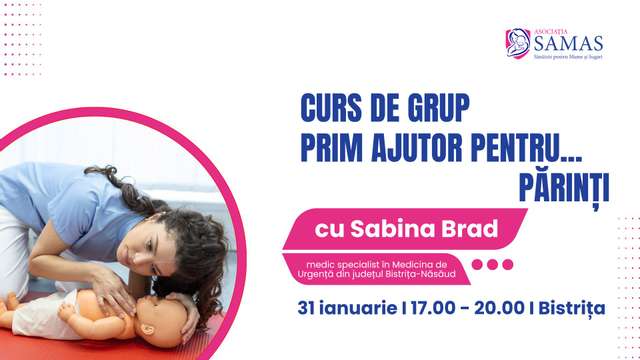 Curs de prim ajutor pediatric