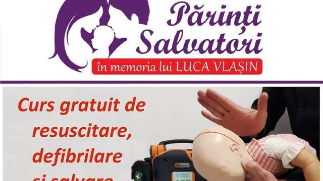 Curs gratuit de prim-ajutor "Părinți Salvatori"