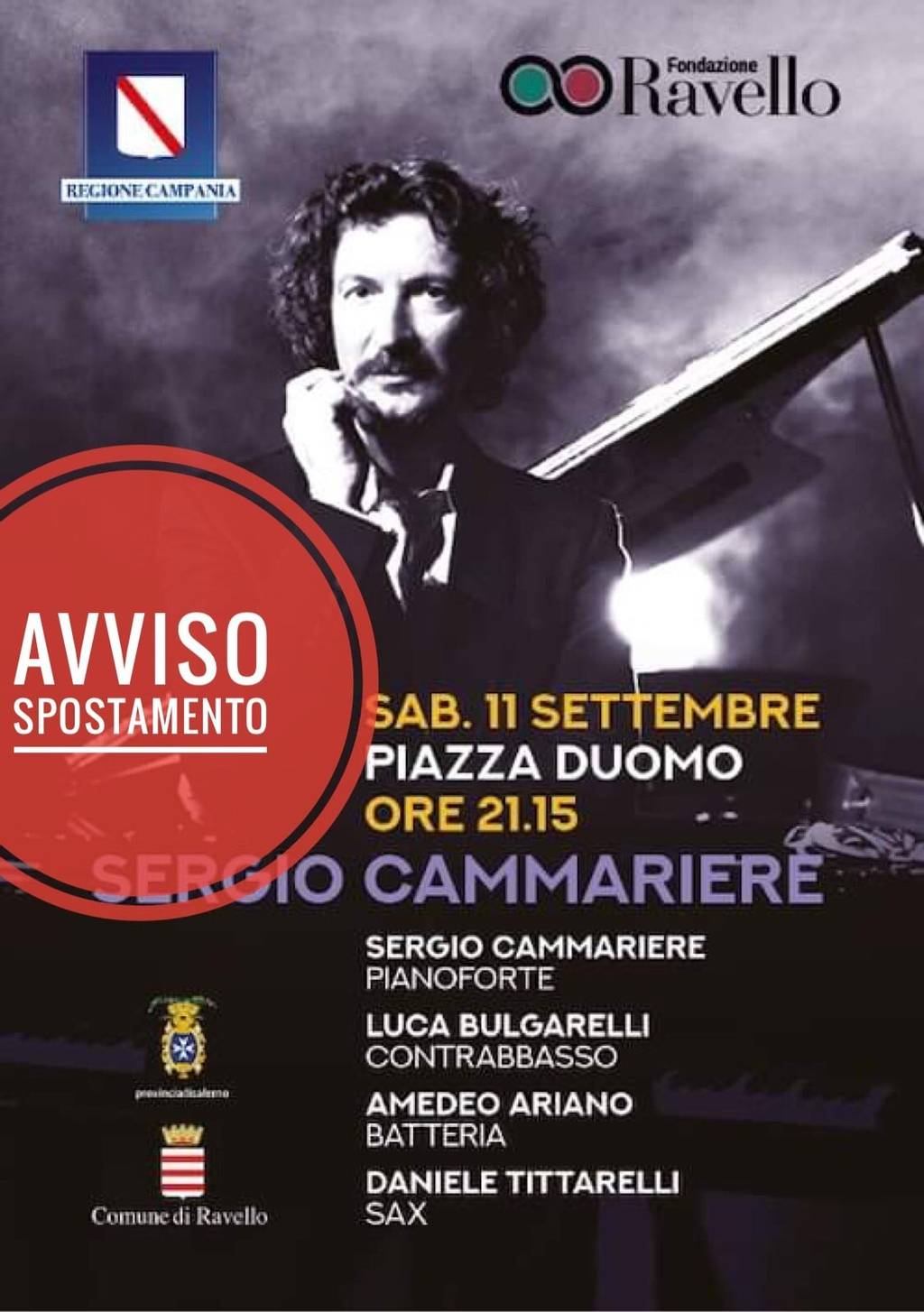 Jazz in Piazza: Sergio Cammariere Trio
