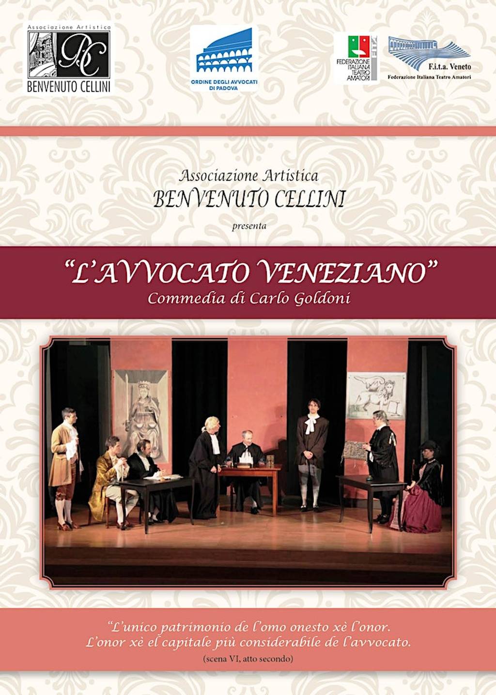 "L'avvocato Veneziano" - Commedia di Carlo Goldoni
