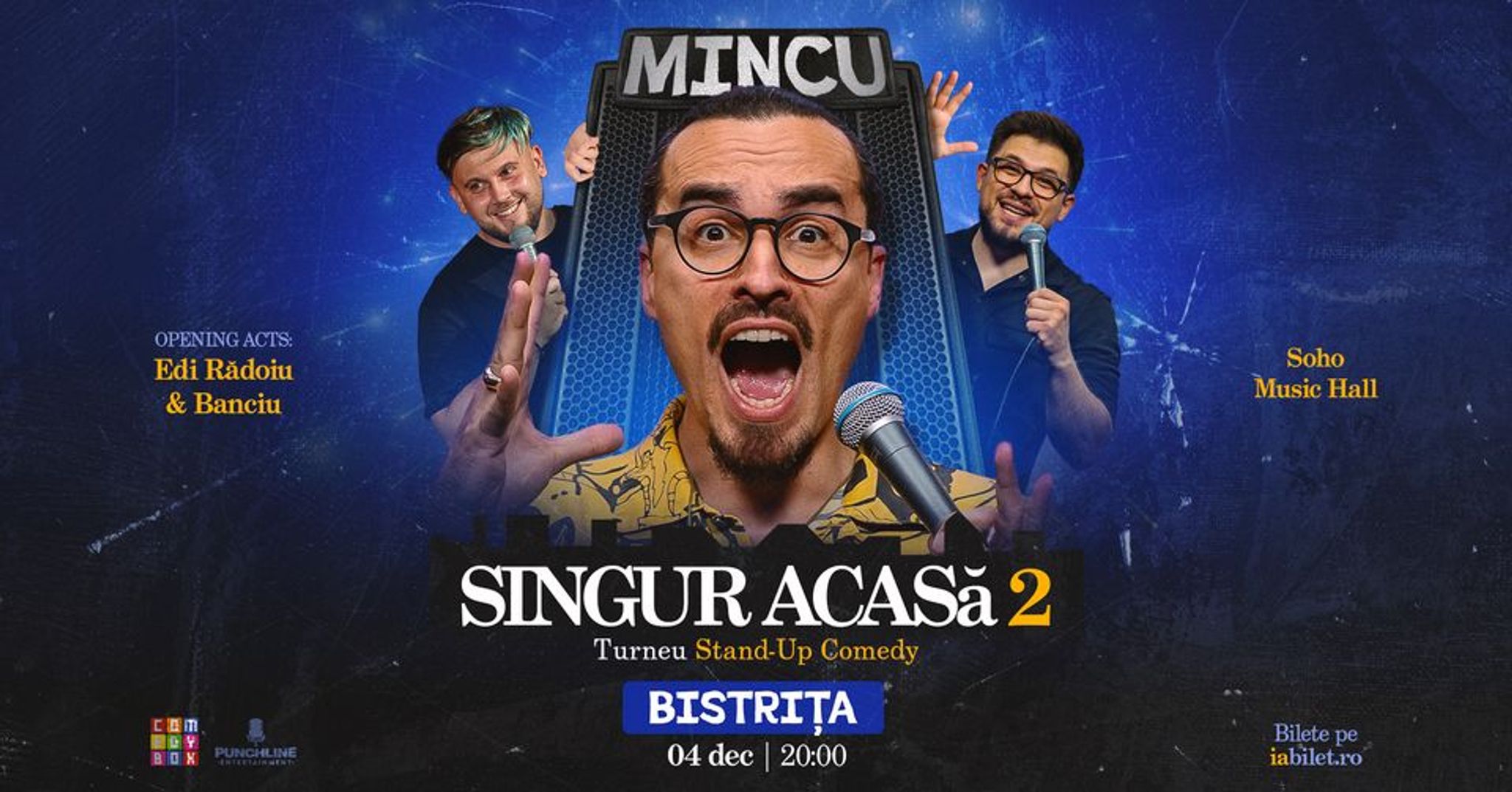 Stand-up Comedy cu Mincu, Banciu și Edi Rădoiu | Singur Acasă 2