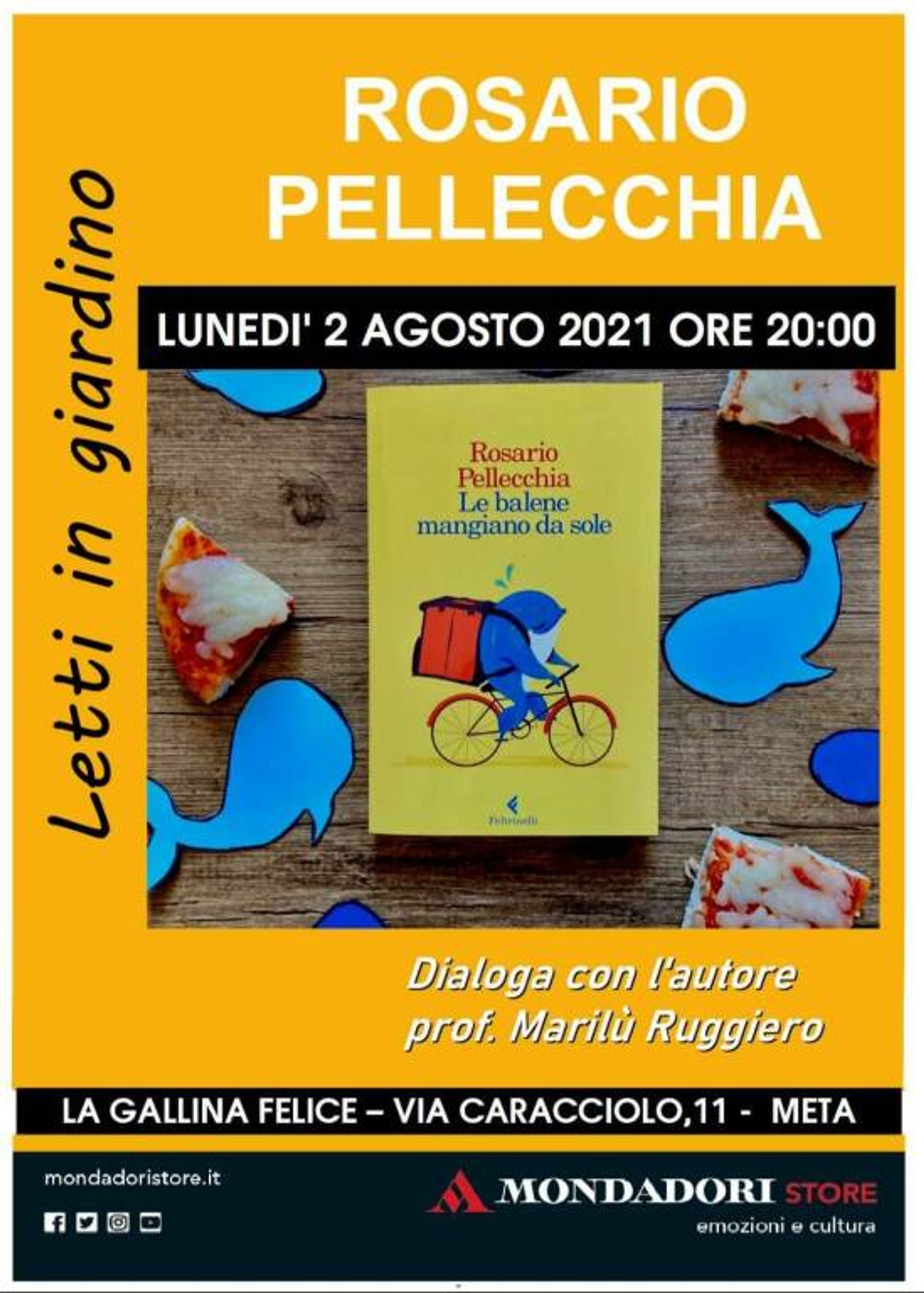 Letti in giardino con Rosario Pellechia