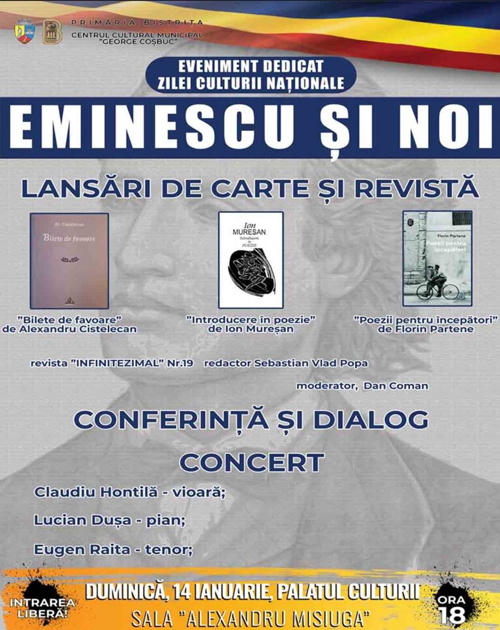 "Eminescu și noi": Conferință, dialog și Concert